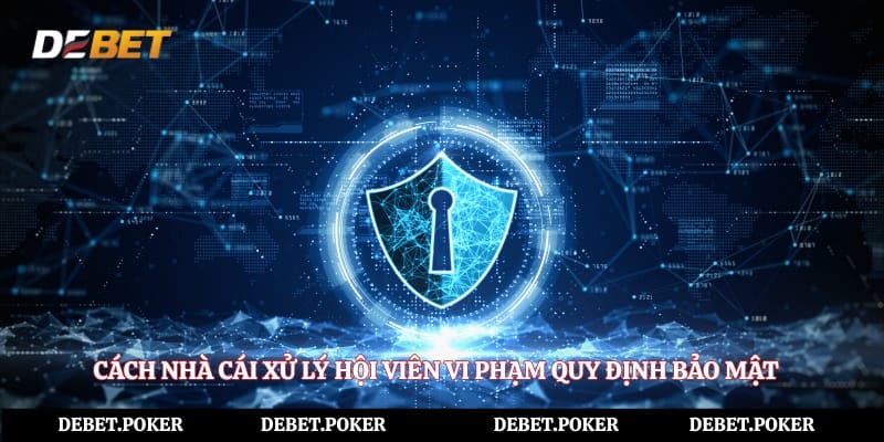 Cách nhà cái xử lý hội viên vi phạm quy định bảo mật 
